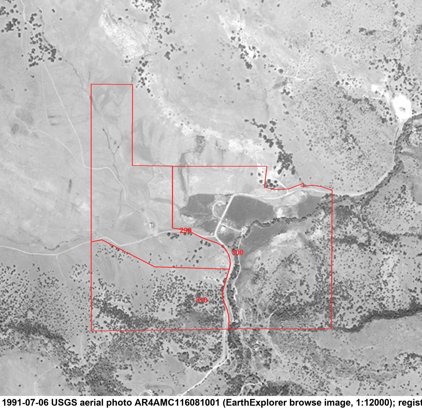 1991 aerial view