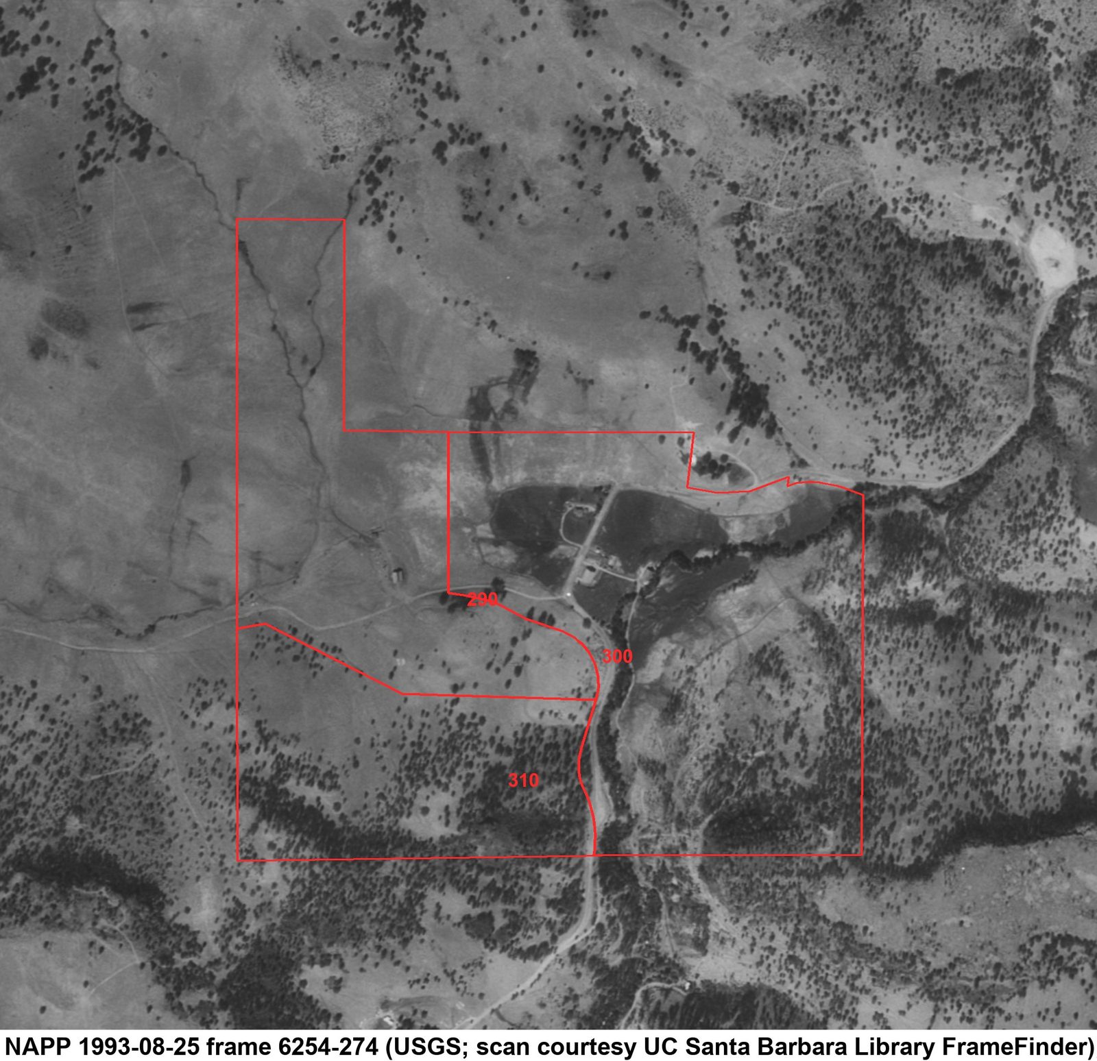 1993 aerial view