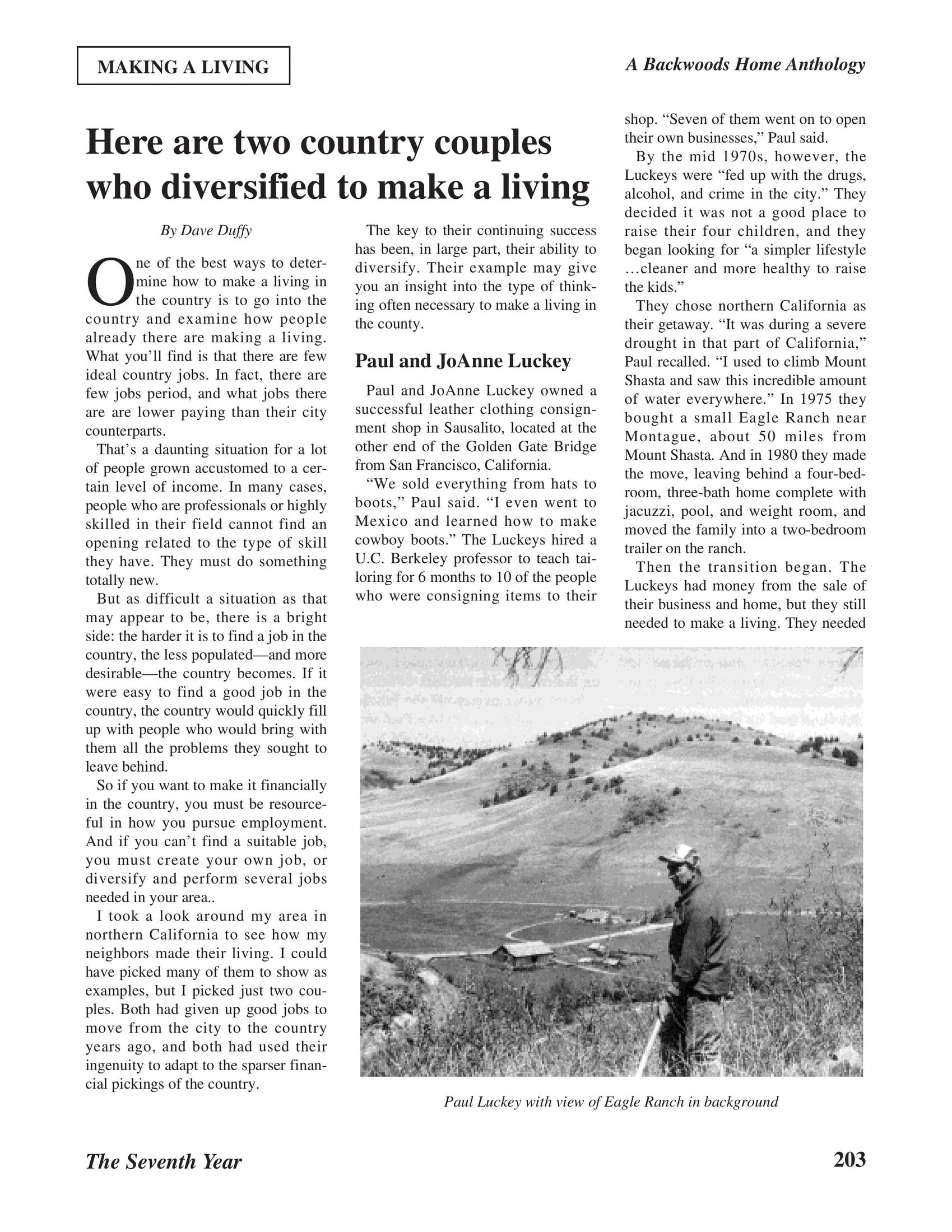 "Making a Living," page 203