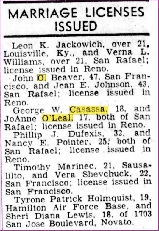 May 11, 1965: "George W